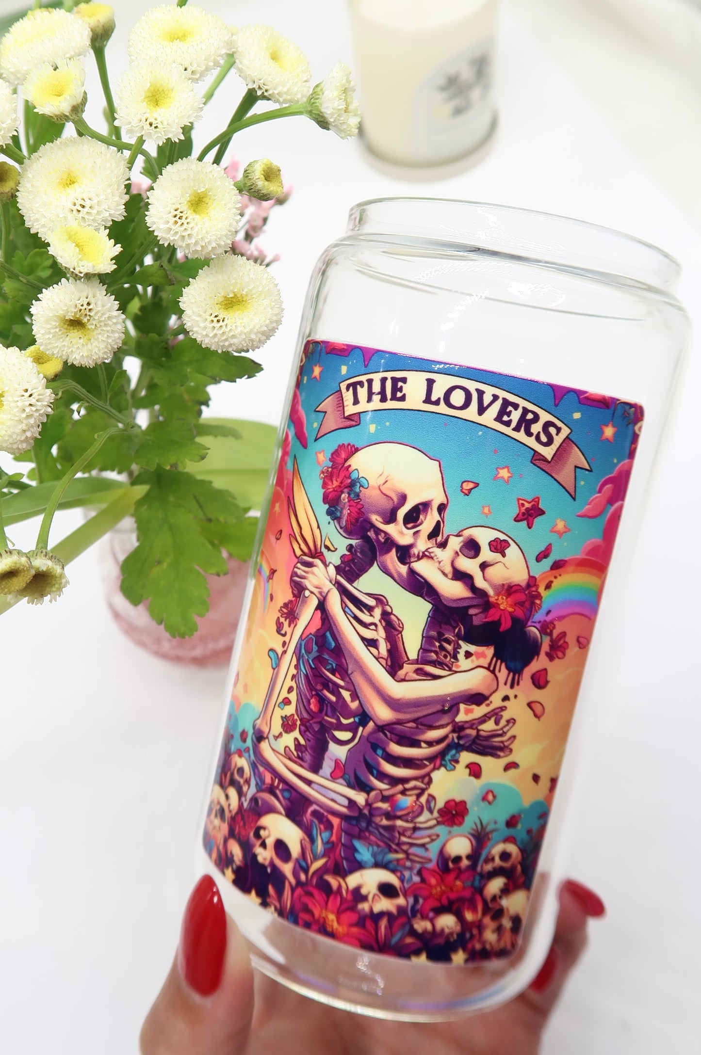 Skeleton Tarot Cards Collection - The Lovers