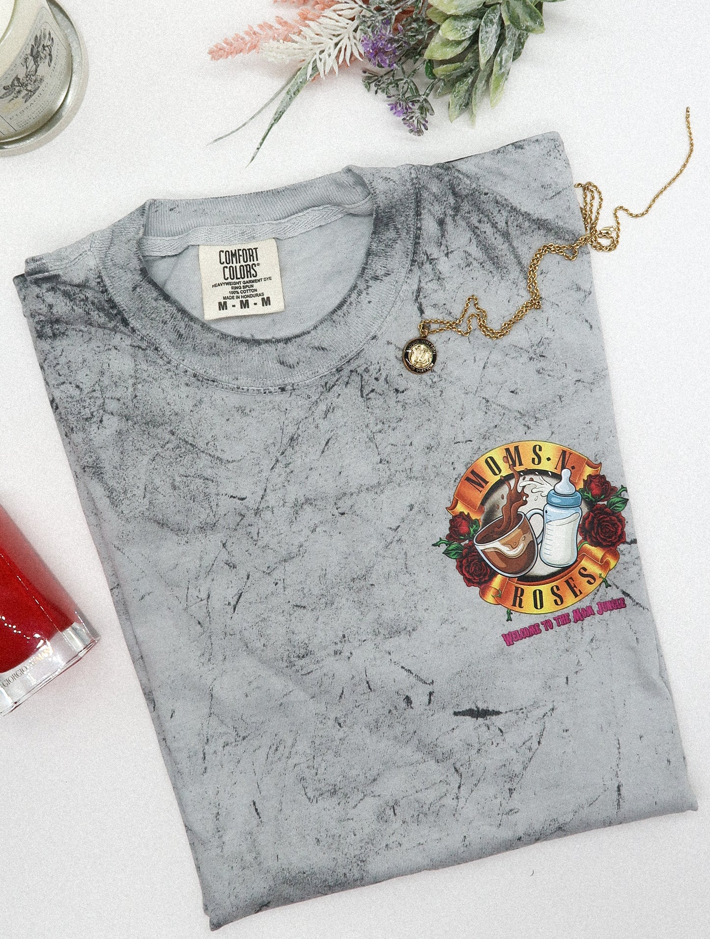 Mom N Roses Tshirt