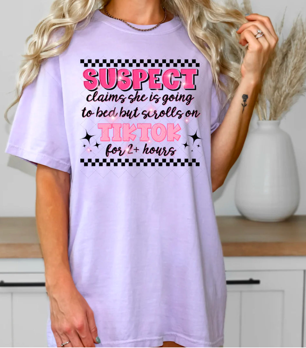 Suspect Claims She's Going To Bed Sweatshirt