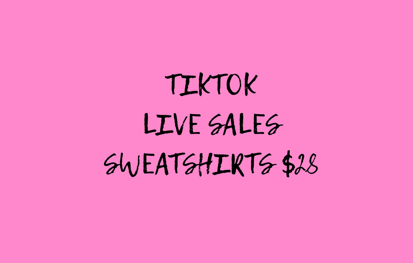 TIKTOK LIVE SALES - GILDAN SWEATSHIRT