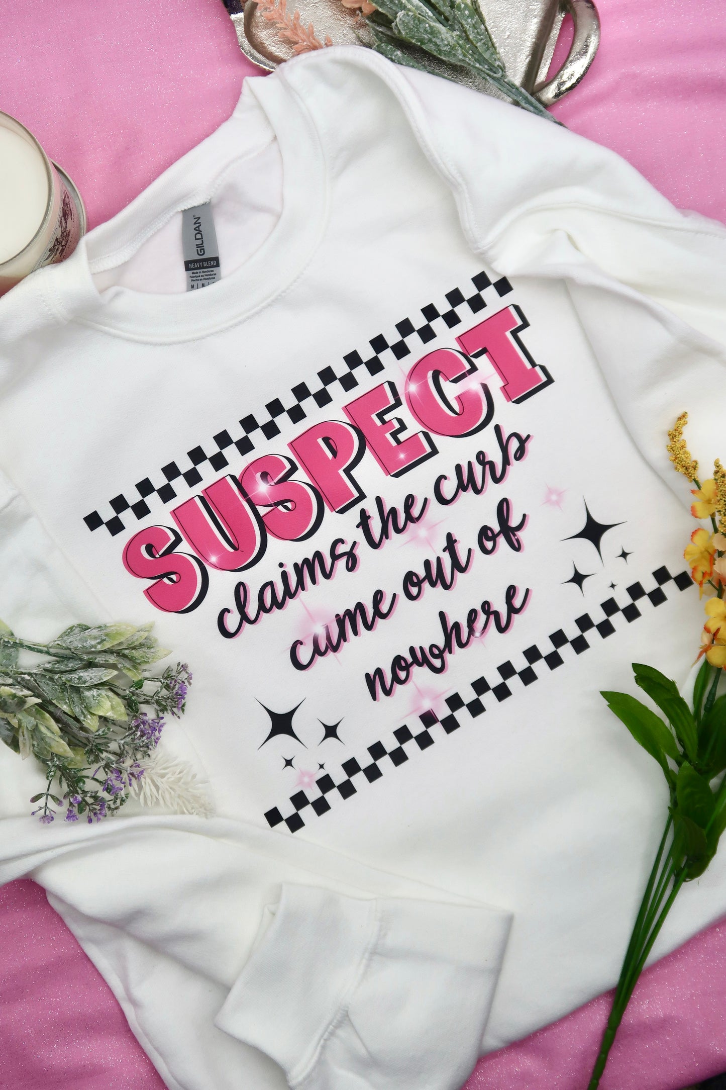 Suspect Claims The Curb Came Out Of Nowhere Crewneck