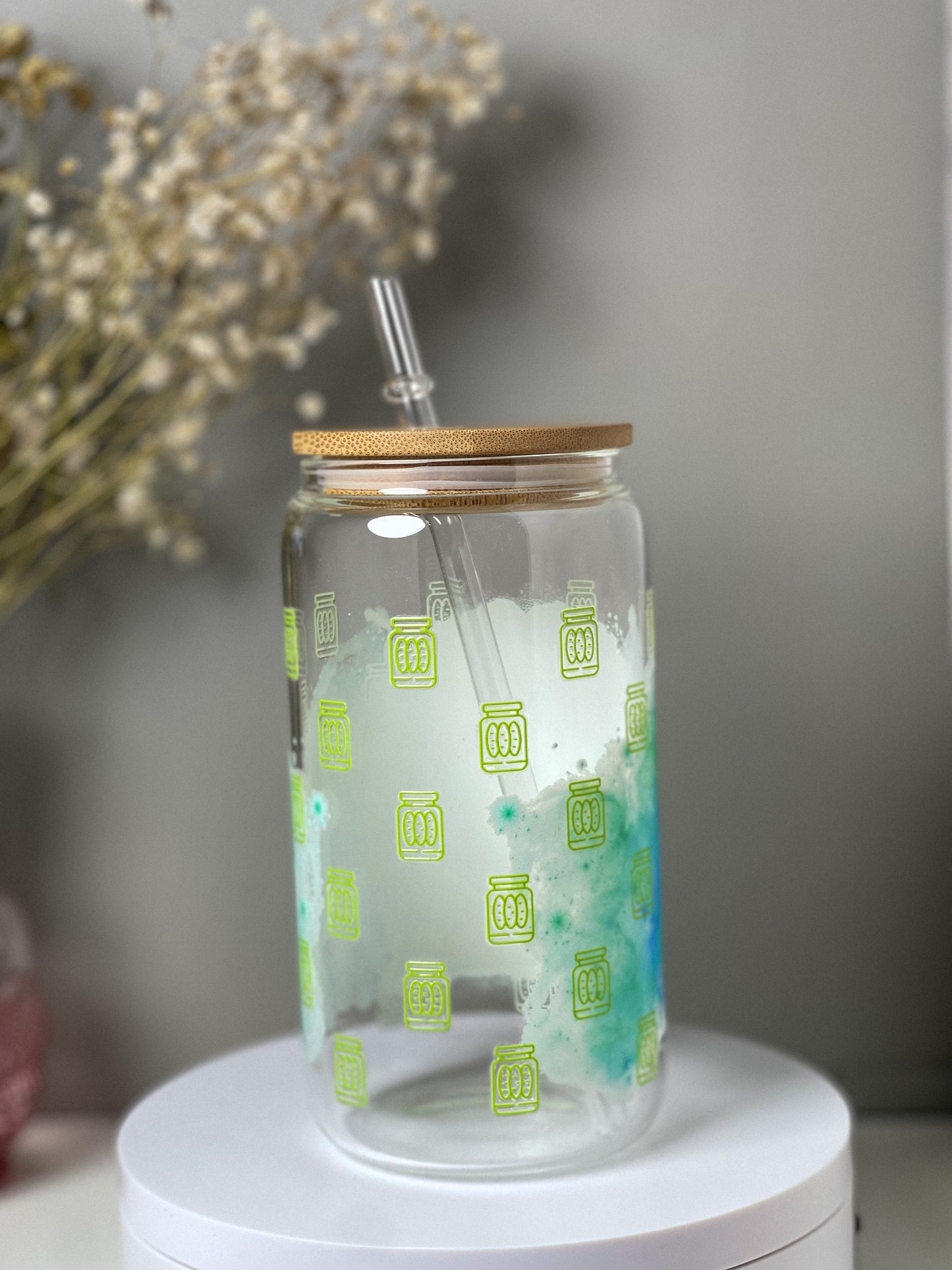 Just Dill With It 16oz Glass Cup