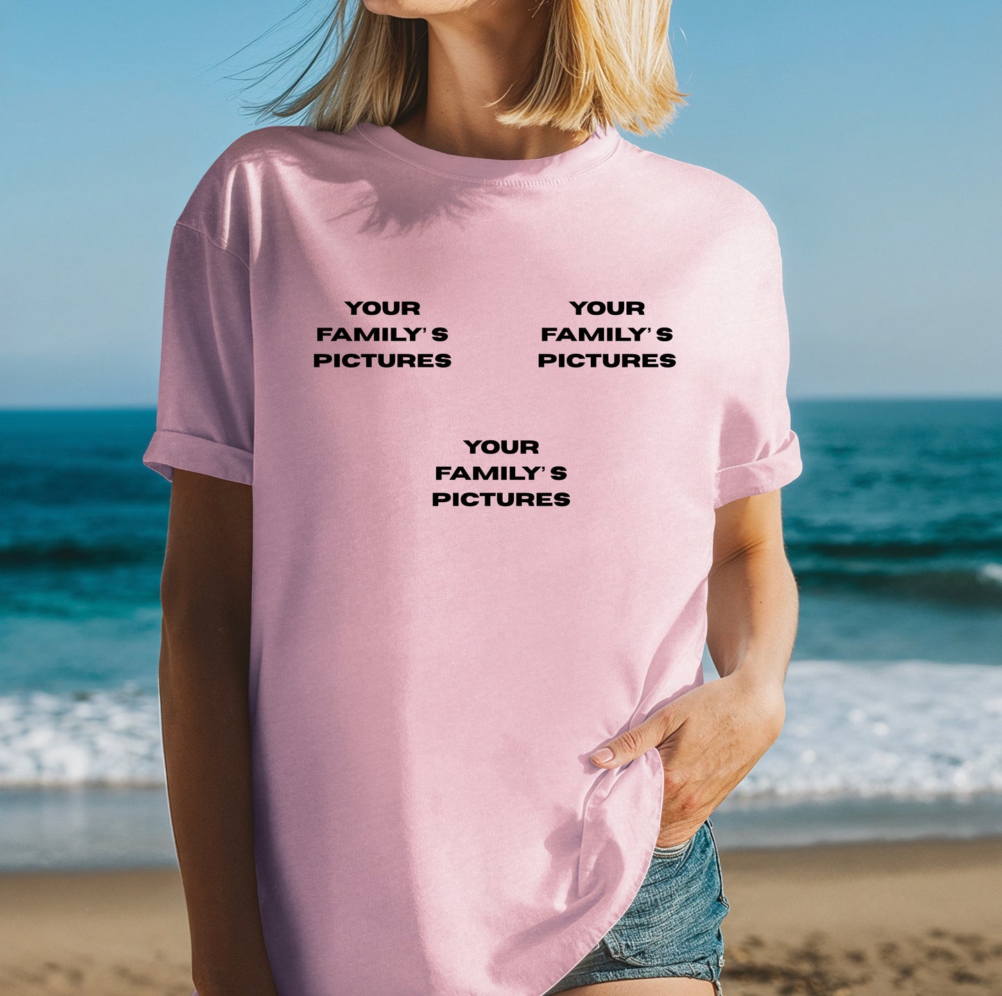 Custom Chibi Family Shirt | Personalized Family Illustration Tee