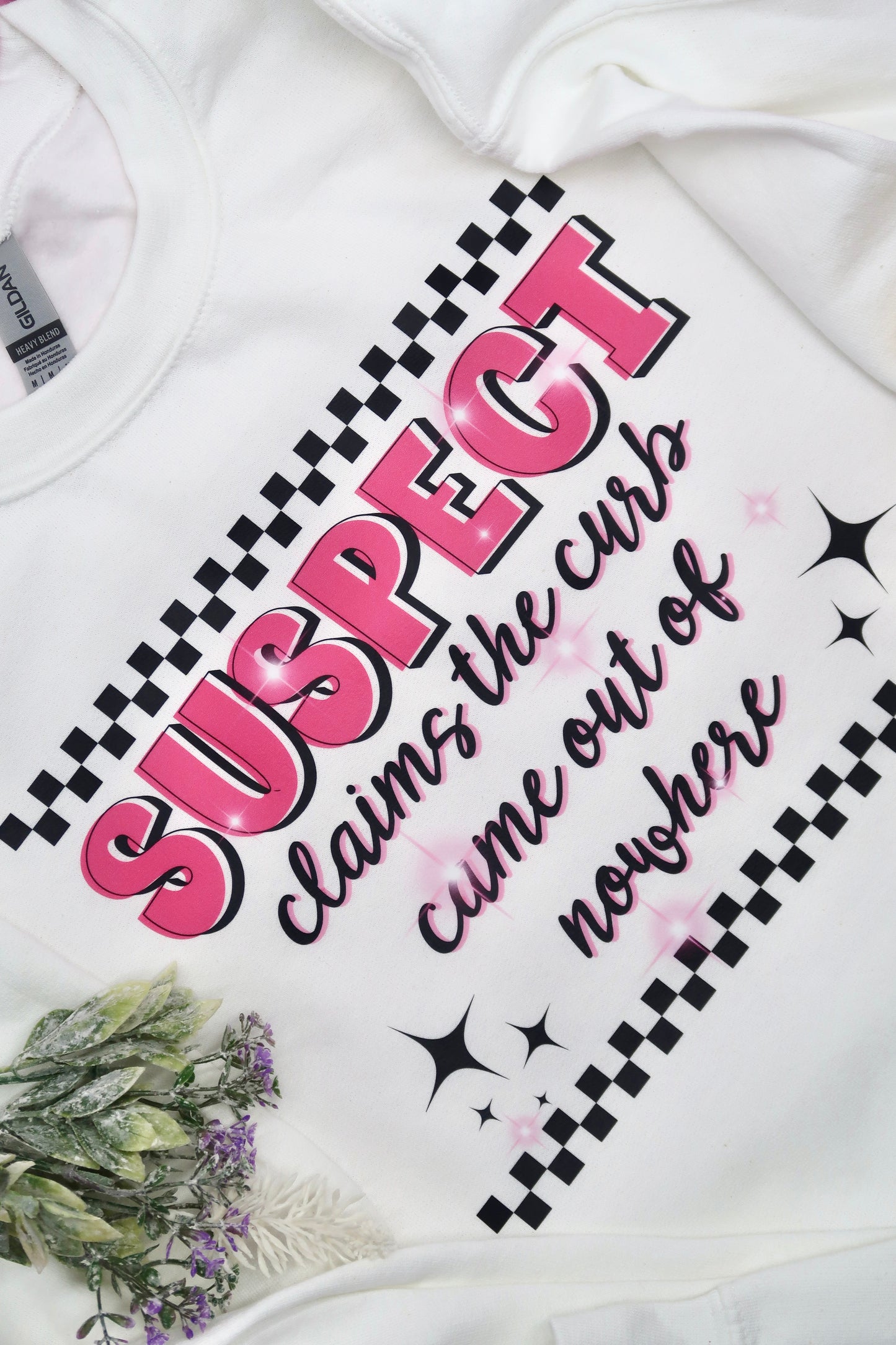 Suspect Claims The Curb Came Out Of Nowhere Crewneck