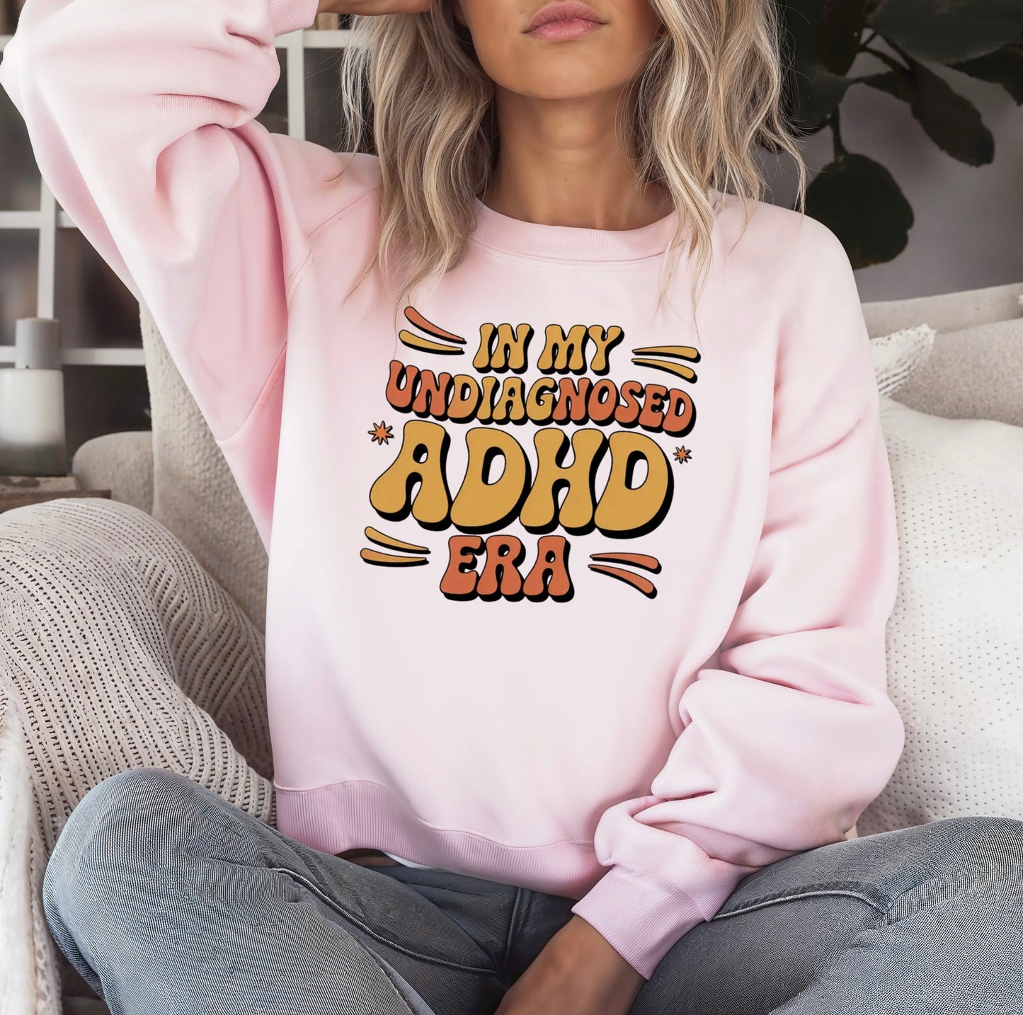 In My Undiagnosed ADHD Era Crewneck