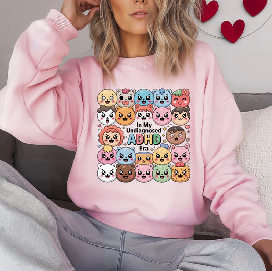 In My Undiagnosed ADHD Era Crewneck