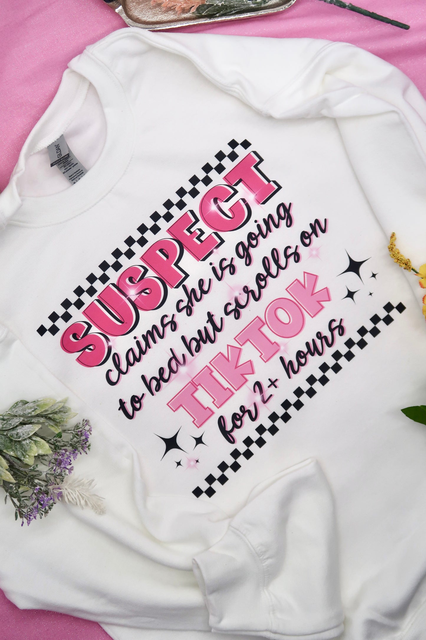 Suspect Claims She Going To Bed Crewneck