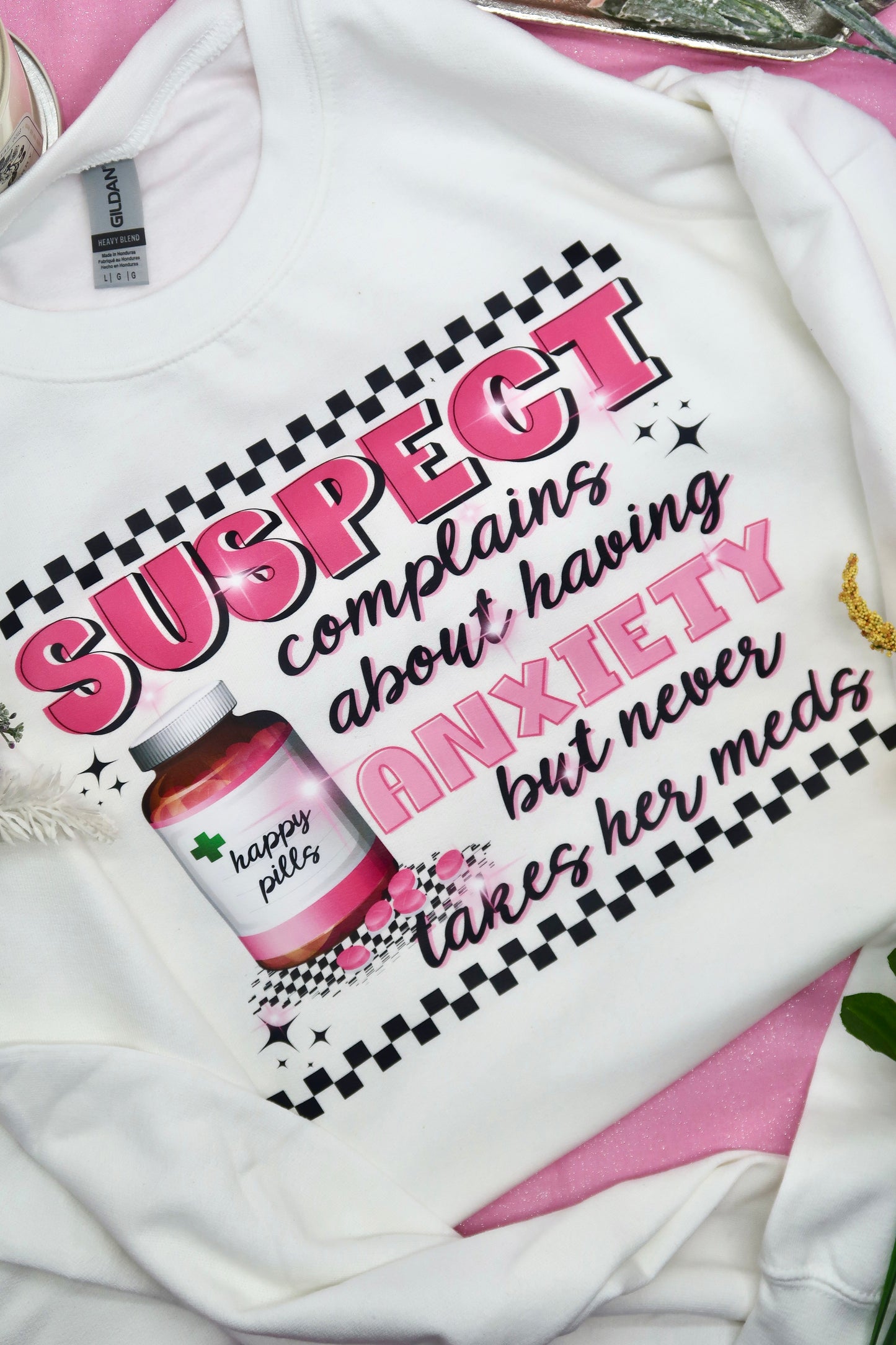 Suspect Complains About Having Anxiety Sweatshirt