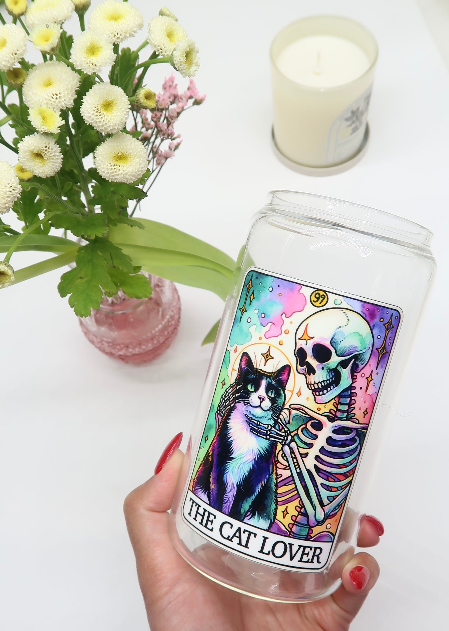 Skeleton Tarot Cards Collection - The Cat Mom