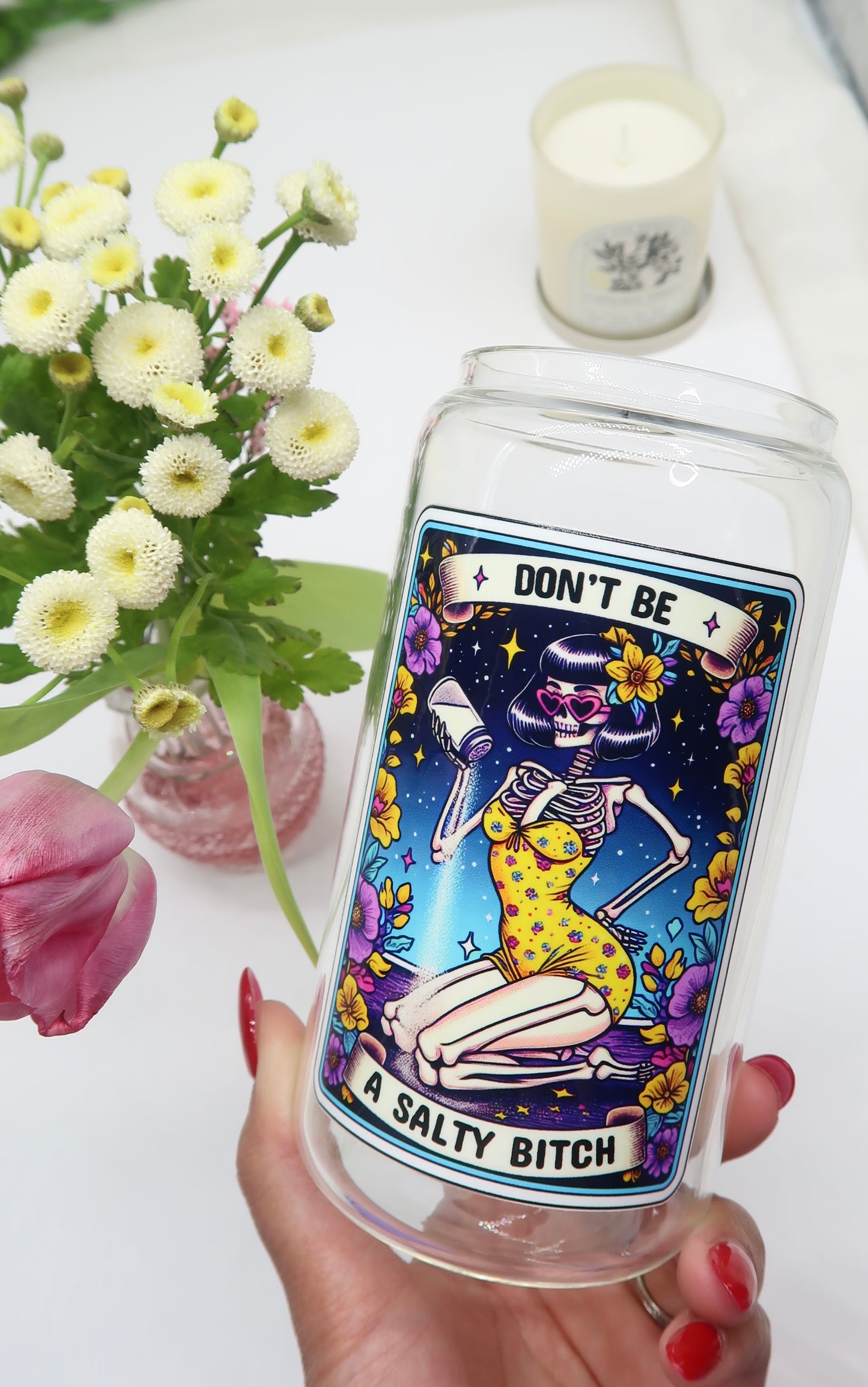 Skeleton Tarot Cards Collection - Don’t Be A Salty B#tch