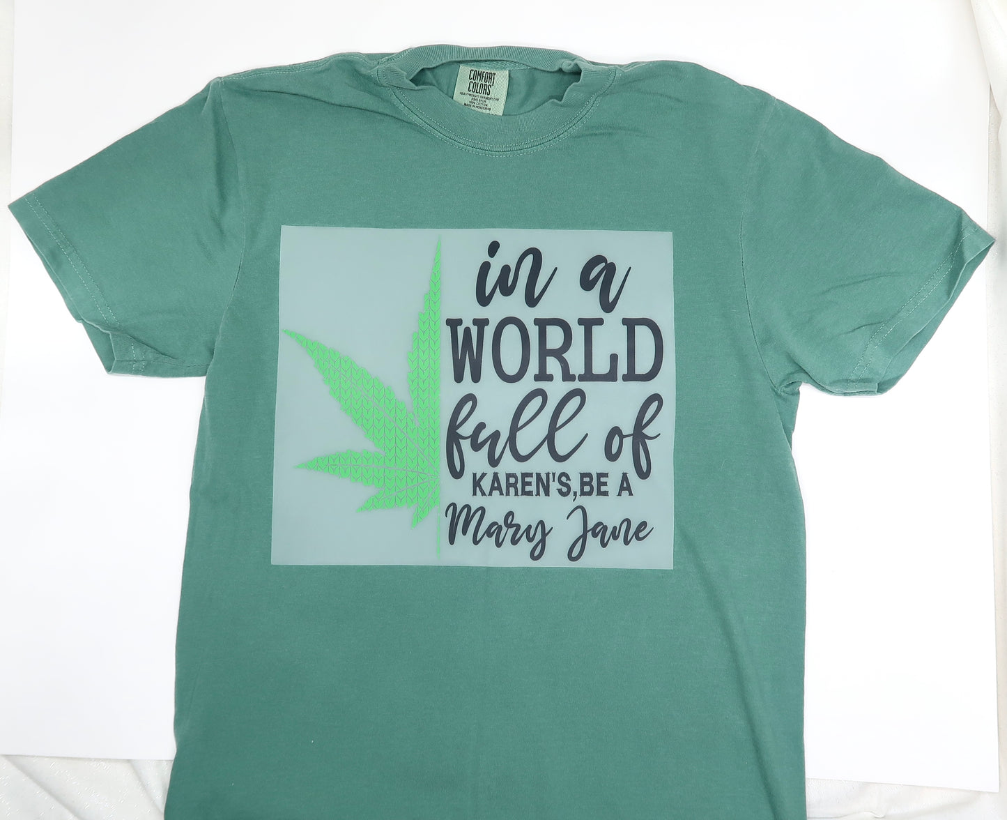 Be Mary Jane Tshirt (Light Green)