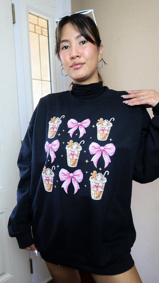 Coffee and Bows Crewneck
