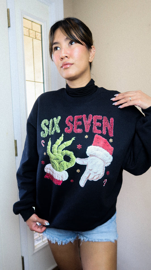 Santa GMAN Six Seven Crewneck