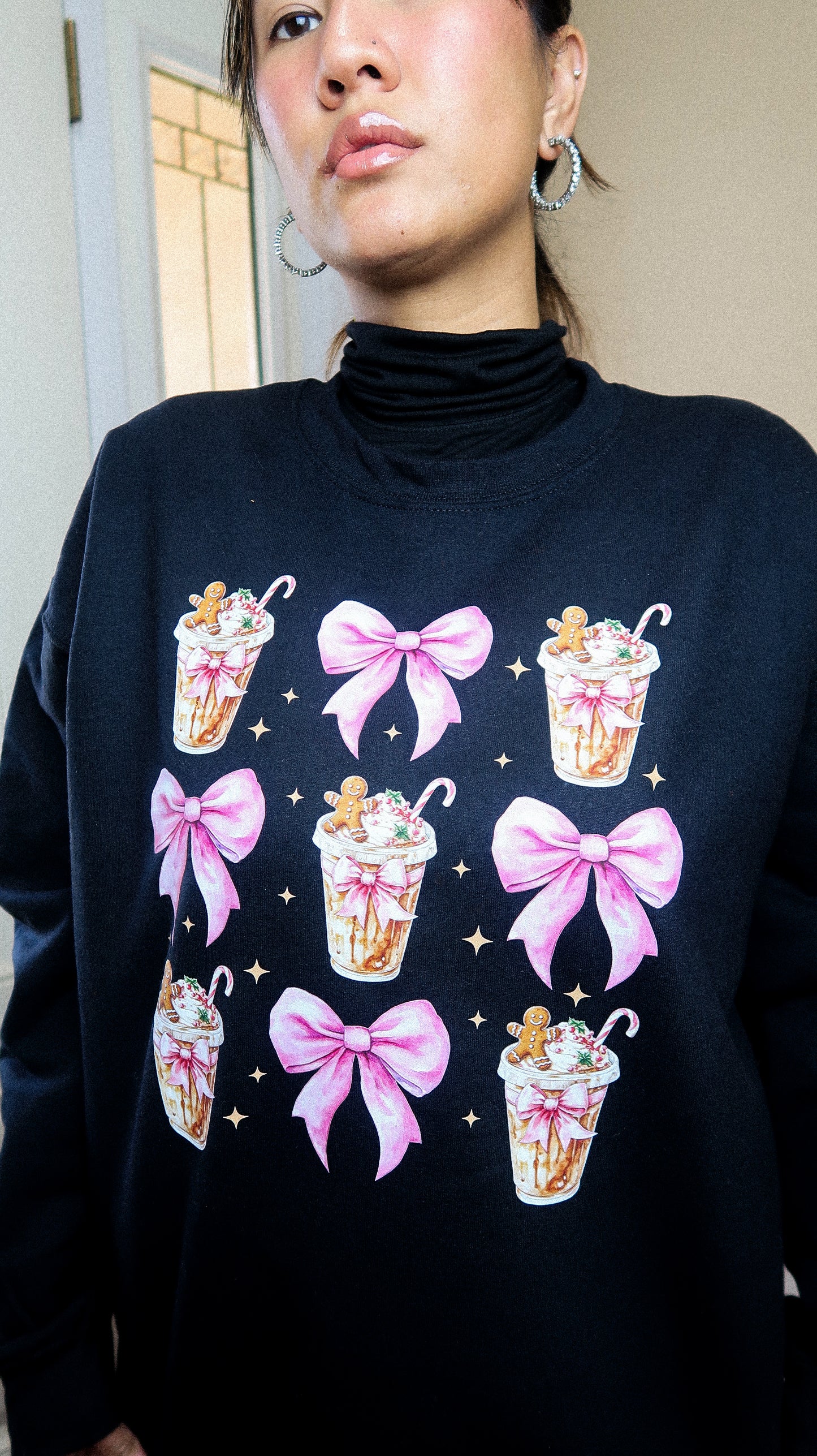 Coffee and Bows Crewneck