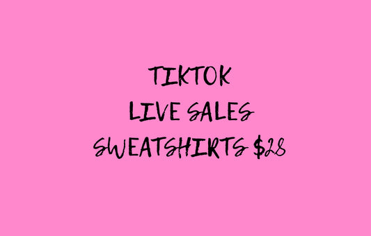 TIKTOK LIVE SALES - GILDAN SWEATSHIRT